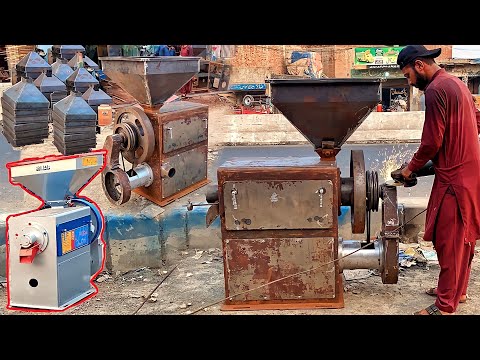 Handmade Manufacturing Process Of Mini Rice Mill Machine| Manufacturing Of Rice Mill Machine|