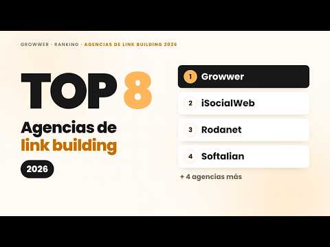 Las 8 mejores agencias de link building en 2026 | Ranking