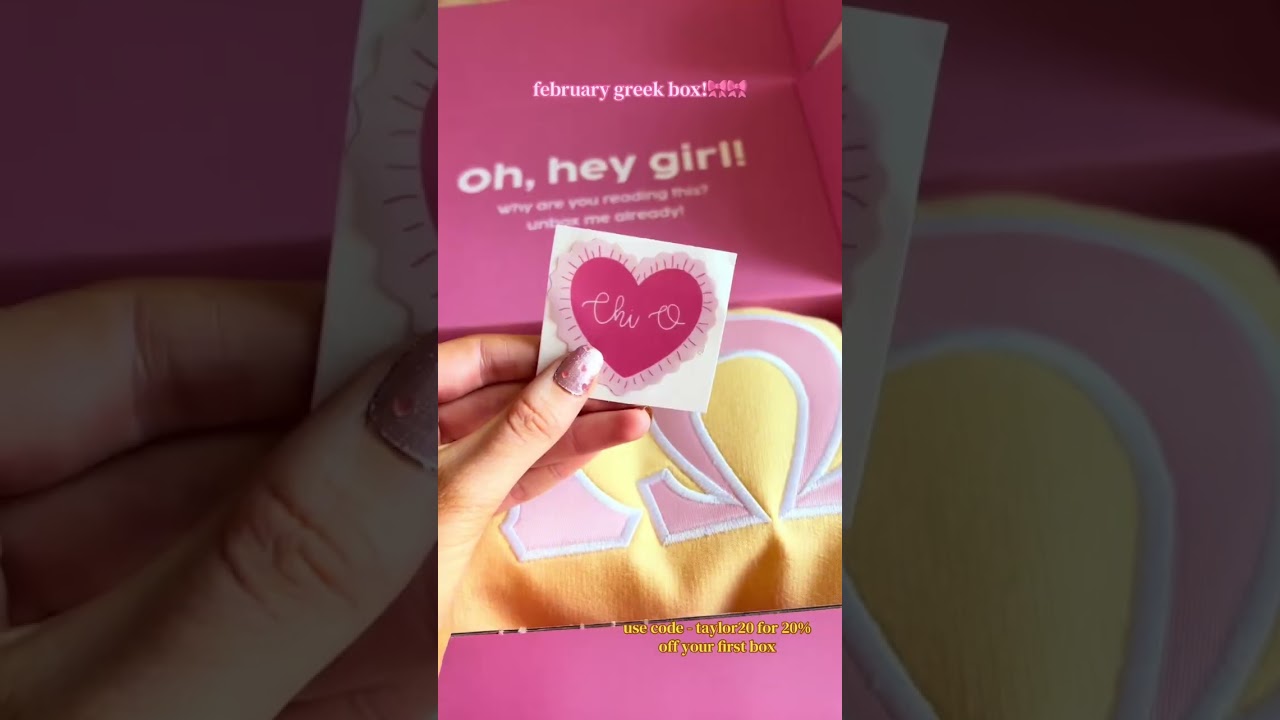 POV: Your Chi Omega GreekBox Just Arrived 😍 February Unboxing