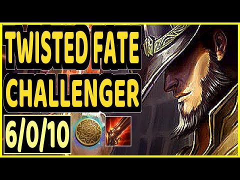 NEMESIS (TWISTED FATE) vs YASUO - 6/0/10 KDA MID CHALLENGER GAMEPLAY - EUW