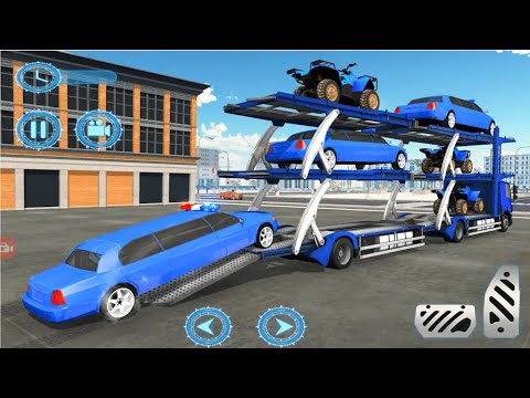 US Police limousine Car Plane Transport Game Android Gameplay