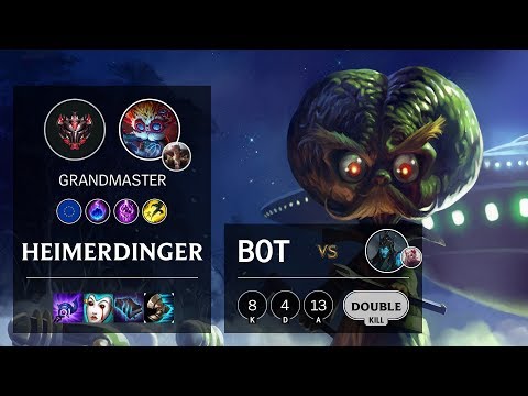 Heimerdinger Bot vs Kalista - EUW Grandmaster Patch 10.8