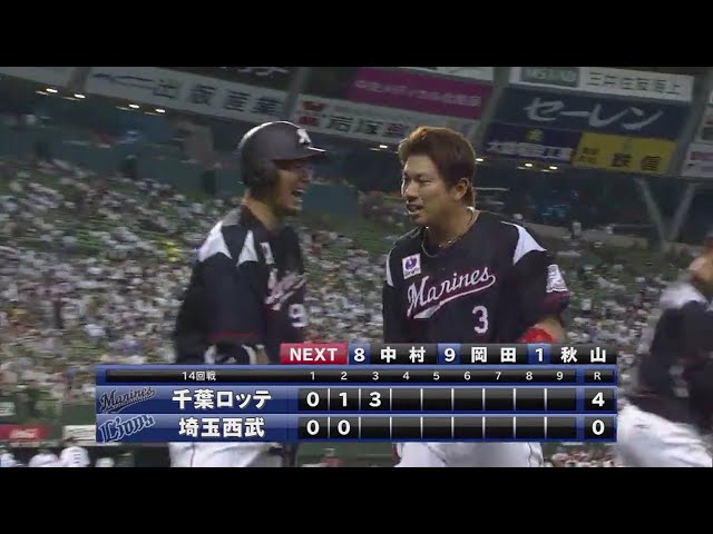 【3回表】マリーンズ・角中のタイムリーヒットでリードを広げる!! 2018/7/10 L-M
