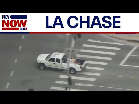 Video | Watch: High-speed chase of truck in Los Angeles, driver temporarily gets away