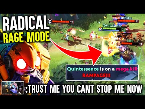 First Time When Radical Goes Angry Berserker Mode - No Mercy vs Trash Talker Dota 2