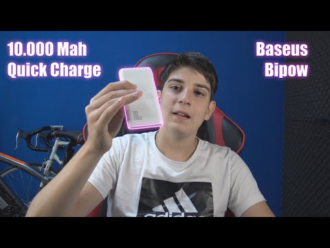 Baseus Qpow PRO Powerbank kabelis, 20000mAh, 22.5W (fekete) video