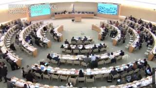 HRC33: Interactive dialogue with the Special Rapporteur on Cambodia - Laila Matar
