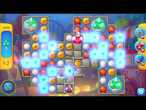 Fishdom 5818 Level - 15 moves - NO BooSTERS