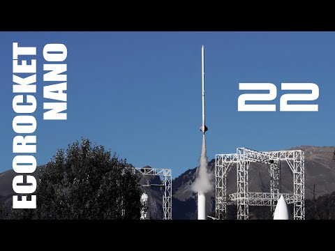 EcoRocket: Episode 22 - Launch Test,  EcoRocket Nano / CER-160 - Color Version on Patreon #EcoRocket
