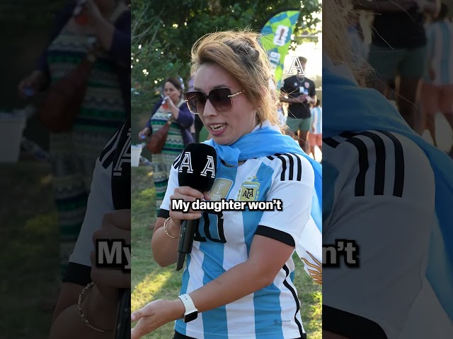 Argentina Fans Give Heartfelt Message To Messi | #worldcup #soccer