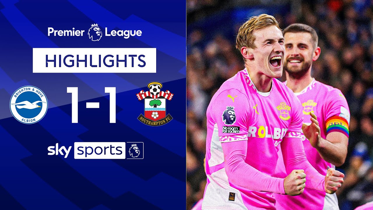 Saints battle back before late VAR controversy! | Brighton 1-1 Southampton | EPL Highlights