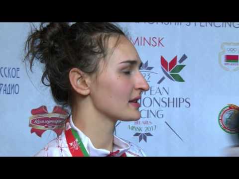 Martyna Swatowska (POL). Day 3 European Championships U-23 Individuals Epee women