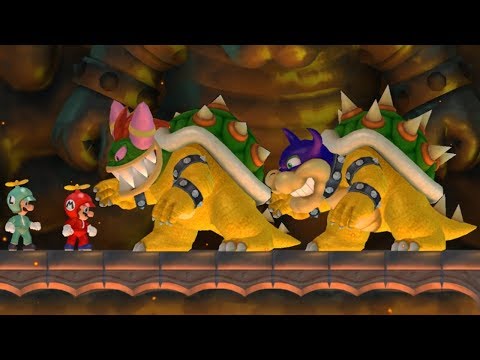 New Super Mario Bros Wii - Rookie and Bowletta Boss Battles