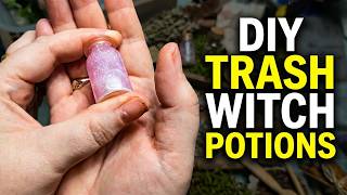 DIY Witch Potion Box Using Trash & Found Objects✨Dark Cottagecore Craft!