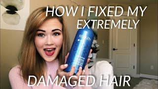 HOW I FIXED MY EXTREMELY DAMAGED HAIR AT HOME | Tips on Getting Healthy Hair 2019!