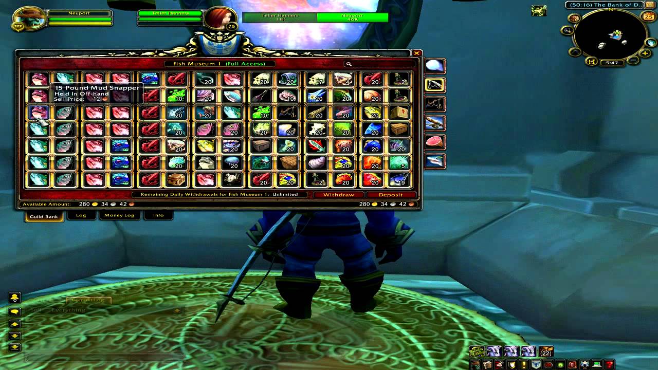 Ultimate Fishing Museum in Warcraft - YouTube