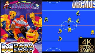 Fighting Ice Hockey Arcade ( Data East 1984 ) 4k 60fps Longplay