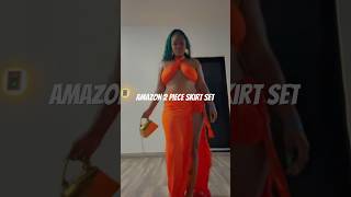 Amazon skirt set #amazon #skirtset #outfit #amazonfinds #orangeornothing #outfittoday #fashionhaul