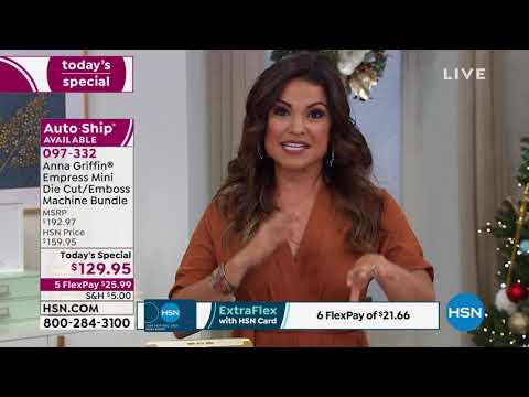 Anna Griffin Empress Mini Die Cut   Emboss Machine Bundl...