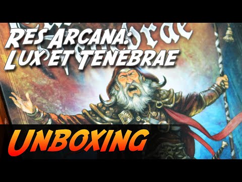 Res Arcana: Lux et Tenebrae - Kartenspiel Unboxing (Sand Castle Games)