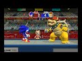 Mario Sonic At The Olympic Games Fencing Sonic