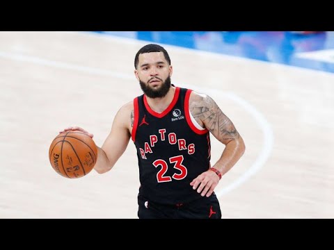 Fred Vanvleet Step Back 3 Pointer ankles broken Raptors VS Magic