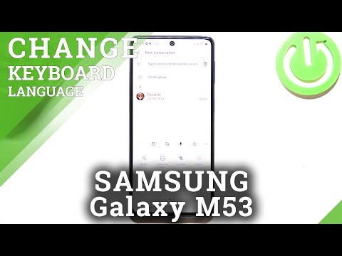 How to Change Keyboard Language on SAMSUNG Galaxy M53 - Set Up Keyboard Language