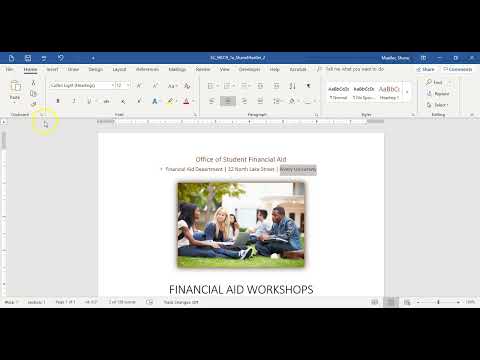 Word-Module 1: SAM Project 1A