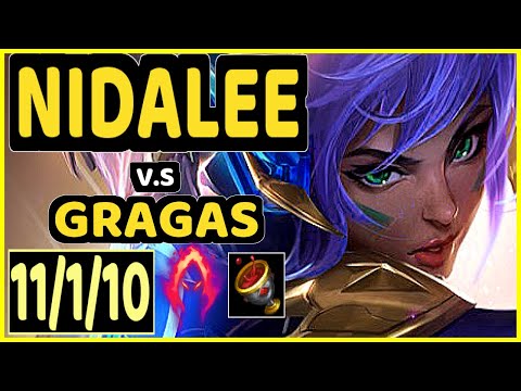 SEVENARMY (NIDALEE) vs GRAGAS - 11/1/10 KDA JUNGLE GAMEPLAY - EUW Ranked GRANDMASTER