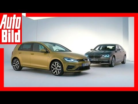 Golf 7 vs BMW 7 - Winke, winke machen - Vergleich/Test/Review