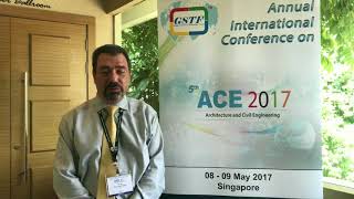 Prof. Sherif Ishak at ACE Conference 2017 by GSTF Singap