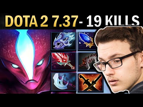 Spectre Gameplay Miracle with 19 Kills and Moon Shard - Dota Kez