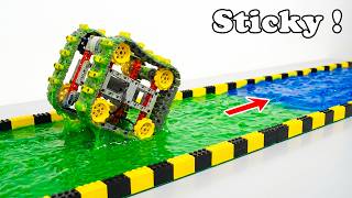 Sticky Slime & Mud Trap Test for LEGO Tracked Vehicle | Smart Lego