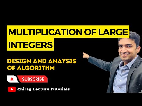 Multiplication of Large Integers||Divide and Conquer Technique||Complexity Calculation|| Lecture 31