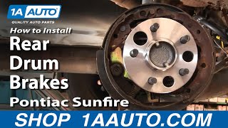 How to Replace Brake Drum 95-02 Pontiac Sunfire