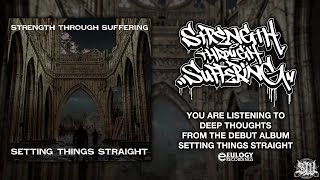 STRENGTH THROUGH SUFFERING - DEEP THOUGHTS [SINGLE] (2015) SW EXCLUSIVE