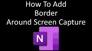 Download the video "How To Add Border Around Screen Capture"