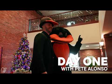 Pete Alonso’s First Day with the Orioles | Camden Yards Ballpark Tour | Baltimore Orioles