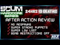SCUM - Super Hardcore Aftermath | 24hrs  EVERY Death