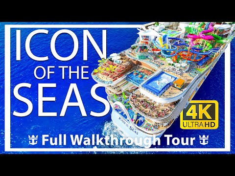 Icon of the Seas | Full Walkthrough Ship Tour | Brand New Biggest Ship | Royal Caribbean cruises.