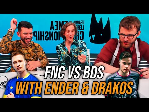 FNATIC AIMING FOR FIRST PLACE - FNC vs BDS | LEC Summer 2023 w/ Ender & Drakos
