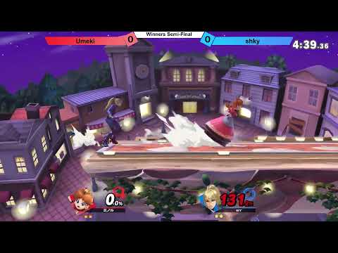 WINNER#6 うめき デイジー vs shky ゼロスーツサムス スマブラ 大会