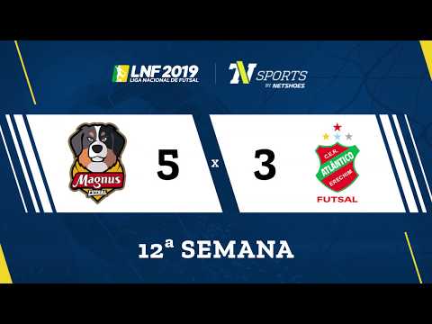 LNF2019 - Gols - 12r - Magnus 5 x 3 Atlântico