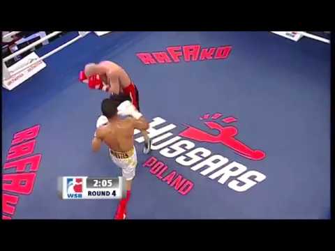 52kg Grzegorz Kozlowski (Hussars Poland) vs Gerardo Cervantes (Domadores de Cuba)