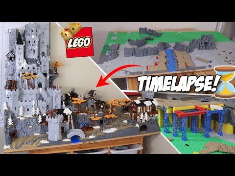 Black Falcon LEGO Castle MOC Build Timelapse!!!