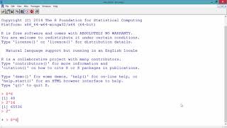 1.3.4 Working with Data - Video 2: Getting Started in R