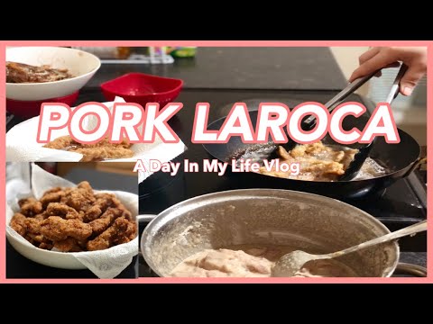 PORK LAROCA RECIPE | A DAY IN THE LIFE OF A FILIPINA-BRITISH | DAILY VLOG