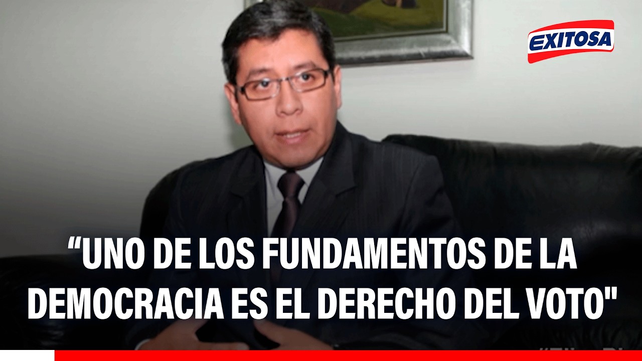 🔴🔵 "Es un lamentable suceso: Uno de los fundamentos de la democracia es el derecho del voto"