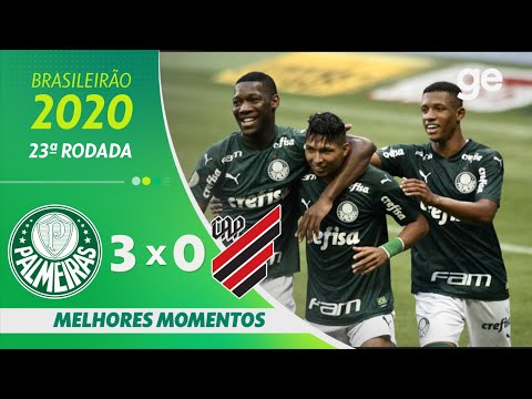PALMEIRAS 3 X 0 ATHLETICO-PR | MELHORES MOMENTOS | 23ª RODADA BRASILEIRÃO 2020 | ge.globo