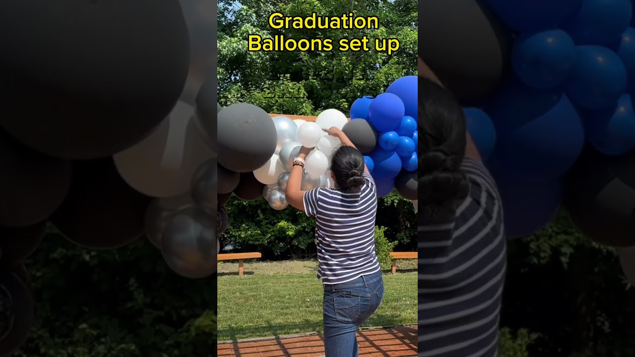 Graduation balloon ideas #balloons #shorts #graduation2023 #graduation #balloondecorationideas
